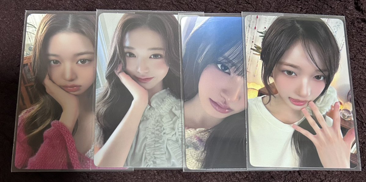 YurUu_ive's tweet photo. IVE 交換 買取 トレカ ガウル レイ ウォニョン リズ イソ REVIVE+ LUCID DREAM

求：ユジン、買取

譲：写真のもの
※4枚目出し惜しみ（交換優先）

買取はPayPayマネー（マネラ❌）、銀行振込等（ゆうちょ❌）

1000円以上⬆️で送料負担。
郵送にてのお取引です📮

お気軽にお声掛けください😊 https://t.co/WVyfrb2txb
