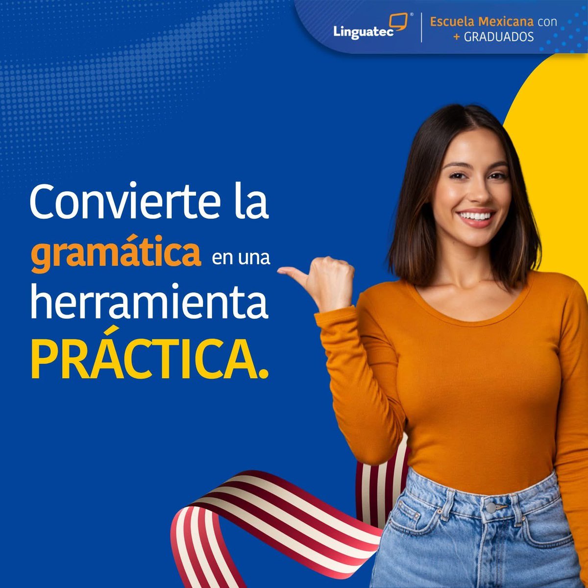 riveralabrador's tweet photo. ¡Deja de estudiar reglas y empieza a usarlas! 🚫📖 En Linguatec, la gramática es el motor de tu fluidez, no el freno. ¡Habla con precisión! 🚀 

📲 https://t.co/szRHr49T7E  

#AprendeConLinguatec https://t.co/wEgTaqtyvz