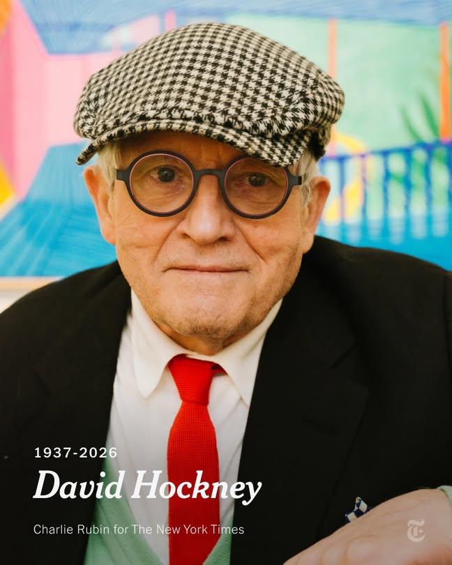 Rubass_'s tweet photo. Nos dejó David Hockney, uno de los pilares del pop art británico.
El mundo cada día es menos cool con partidas como esta. https://t.co/SKObhugDqa