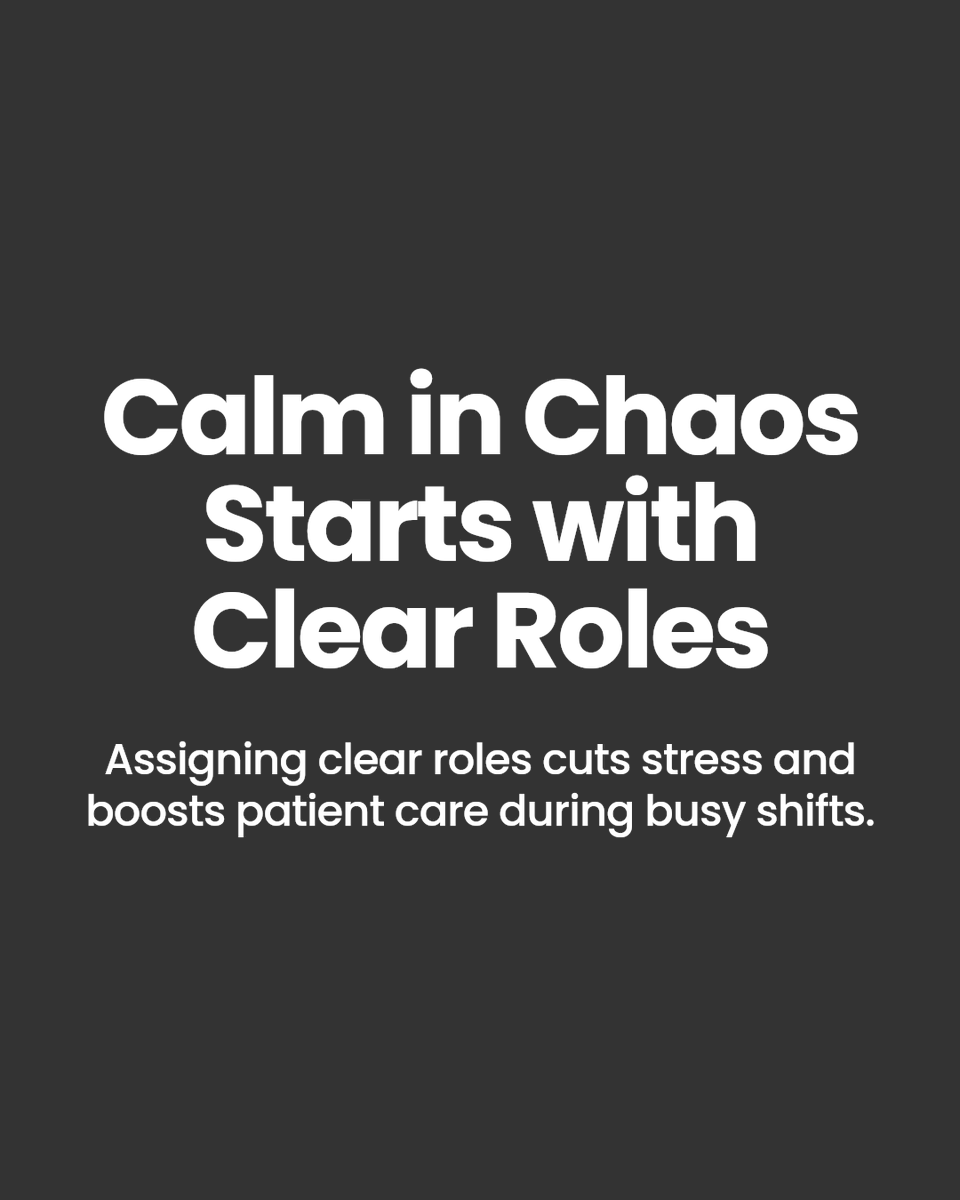 qualitycoachco's tweet photo. Comment "CalmShift" if you want to see chaos fade in your next healthcare shift.

Clear role ownership cuts confusion. When each team member knows their role, stress drops and patient care rises.

Build calm. Lead with clarity. #HealthcareExcellence #StrategyExcellence https://t.co/dVFbtwj2Wj