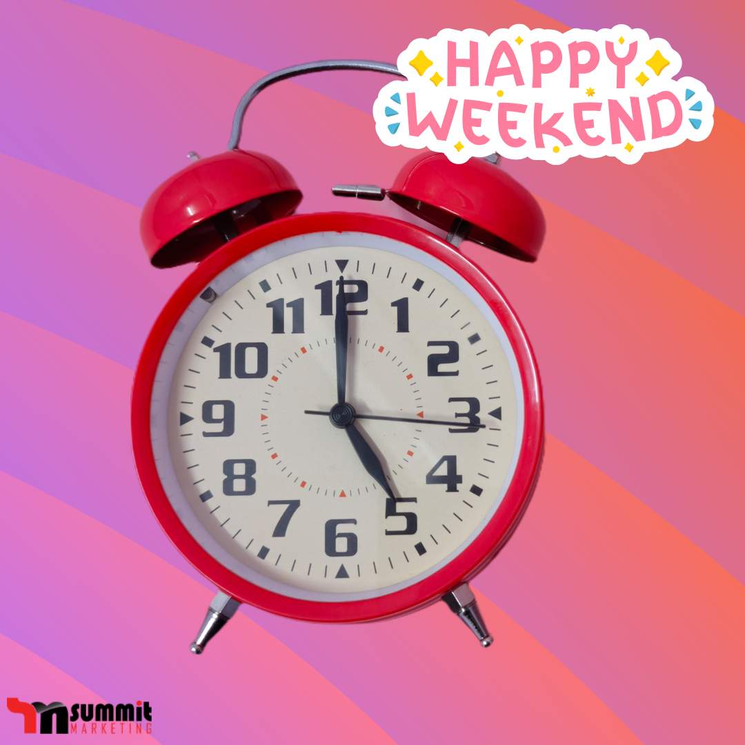SummitMktng's tweet photo. Happy Weekend!!! #weekend #happyfriday #MakeItCount https://t.co/yzih1kIKyk