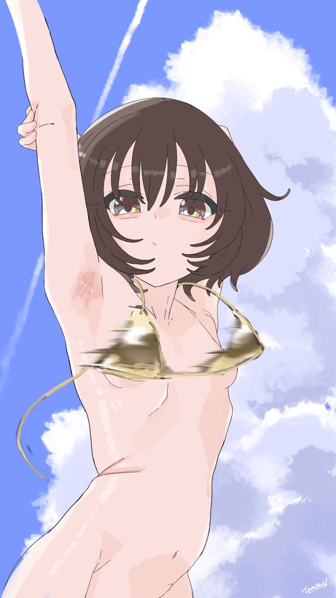 1425142new's tweet photo. さらば金ビキニ

秋山優花里ちゃん/ガールズ&amp;パンツァー https://t.co/ApPyf1Bdws