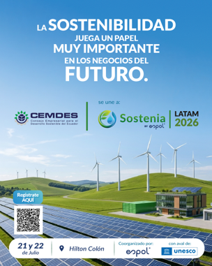 Cemdes's tweet photo. Si no hablas el idioma de la sostenibilidad, las oportunidades pasarán de largo.
La sostenibilidad ya no es opcional, es el corazón de los negocios del futuro.
¡Asegura tu lugar! 🔗 Regístrate escaneando el QR del post. https://t.co/Q1Lo36R9SY