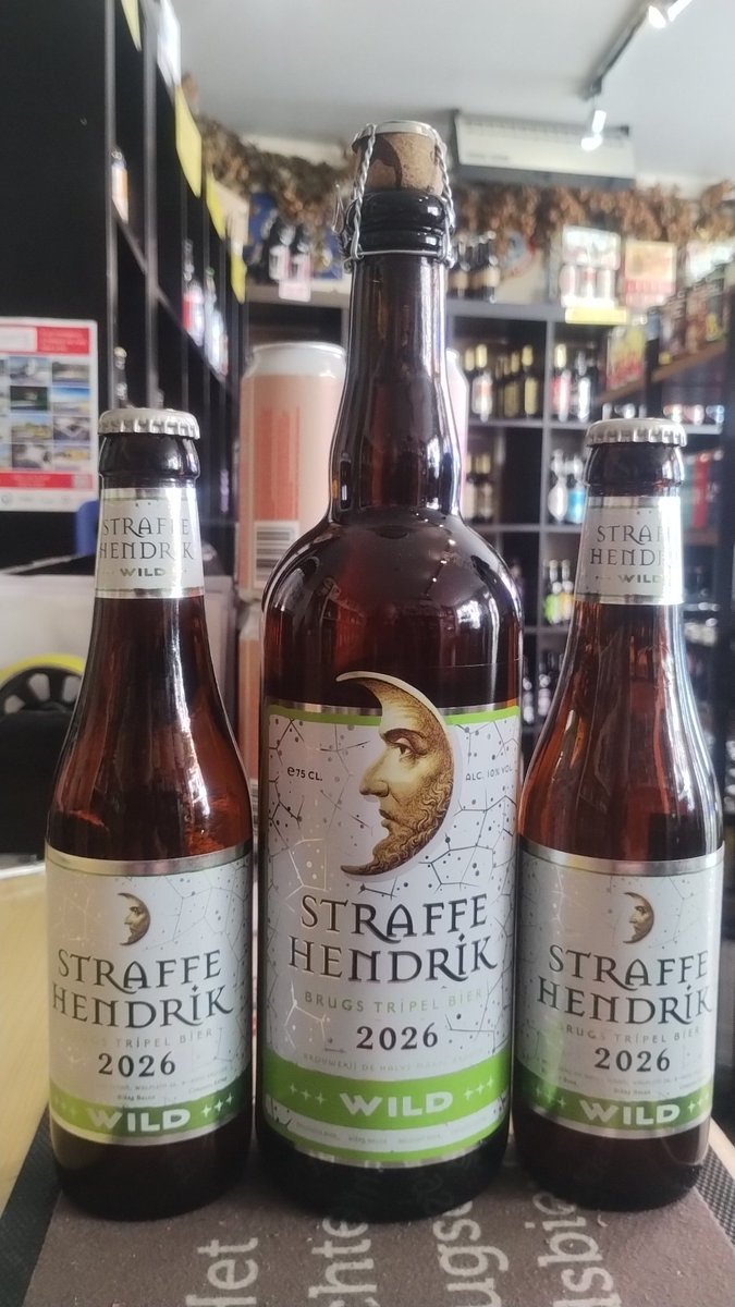 RealAleStore's tweet photo. New in Straffe Hendrick Wild 2026 - strong Belgian Tripel with a subtle funkiness. Superb beer-
https://t.co/z9sMRjlb6U https://t.co/y5FKuX5G5C