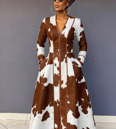 freemanchari's tweet photo. Given our heritage, I don't think that fabric pushed by ZANU PF can be a national fabric at all. I think ours should borrow heavily from the cow hides colors because that is what we used to wear. We just need creative minds to design contemporary clothing that can be worn by our generation