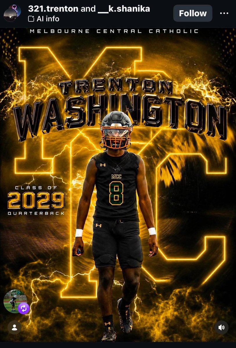 prmdmedia's tweet photo. 2029 QB Trenton “T32” Washington transfers from Cocoa to MCC #PRMD

@adam_franco @PrepRedzoneFL @RealNews102 @raefsu23 @LawrenceBl83397 @baylintrujillo @DanLaForestFB @TheUCReport @DemetricDWarren @RivalsHS @bighitslive @Top25PublicHSFB @Elite_2028QBs https://t.co/jQCNKYKDQ1