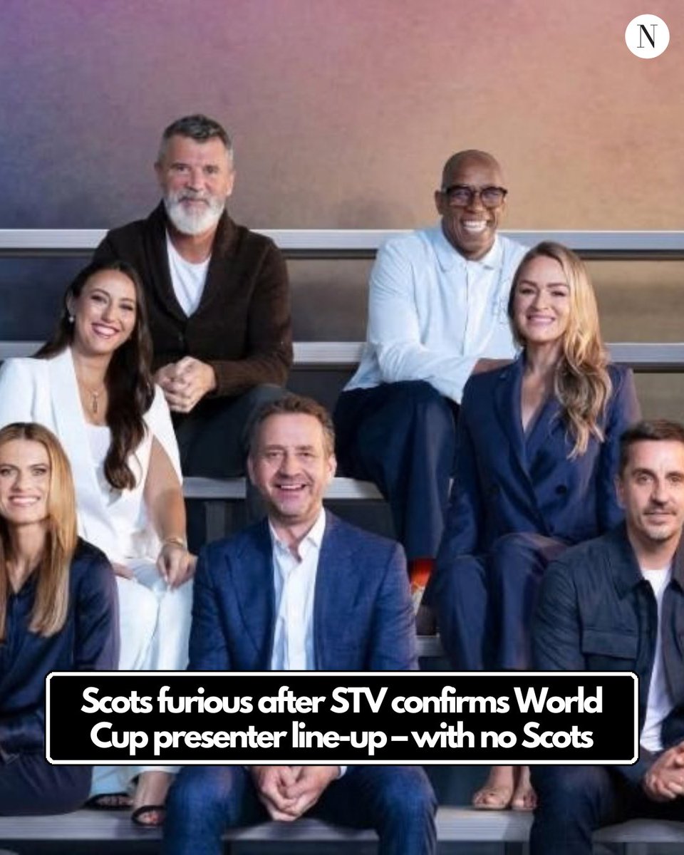 ScotNational's tweet photo. Scots have reacted with anger as the country's public broadcaster revealed its presenter and punditry line-up for the 2026 Fifa World Cup – with no Scots https://t.co/fvk4fw7JDB