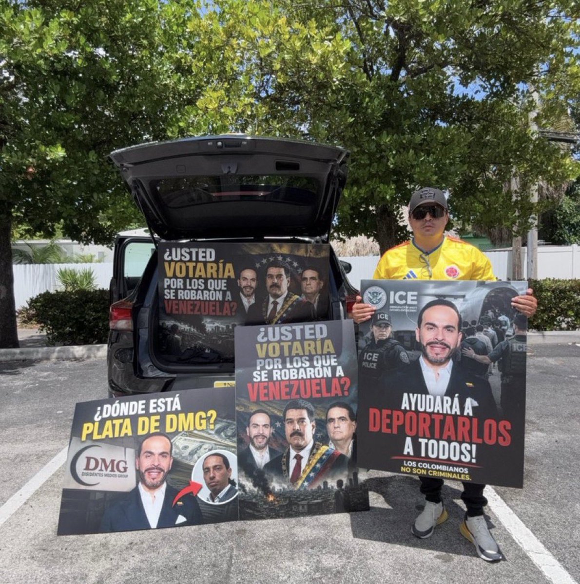 SALVARANM's tweet photo. 🚨 | URGENTE:

Mientras disfruta de las libertades y garantías de Estados Unidos, el activista de izquierda radical y marxista @Betocoralg, residente en Miami, adelanta una campaña de señalamientos contra nuestro candidato, el tigre Abelardo.

Solicitamos desde Colombia a la congresista @MaElviraSalazar y al subsecretario de Estado @DeputySecState poner extrema atención a esta situación, pues en Colombia existen denuncias y procesos judiciales relacionados con presuntos actos de hostigamiento, acoso, injuria y calumnia atribuidos al neocomunista Beto Coral.
