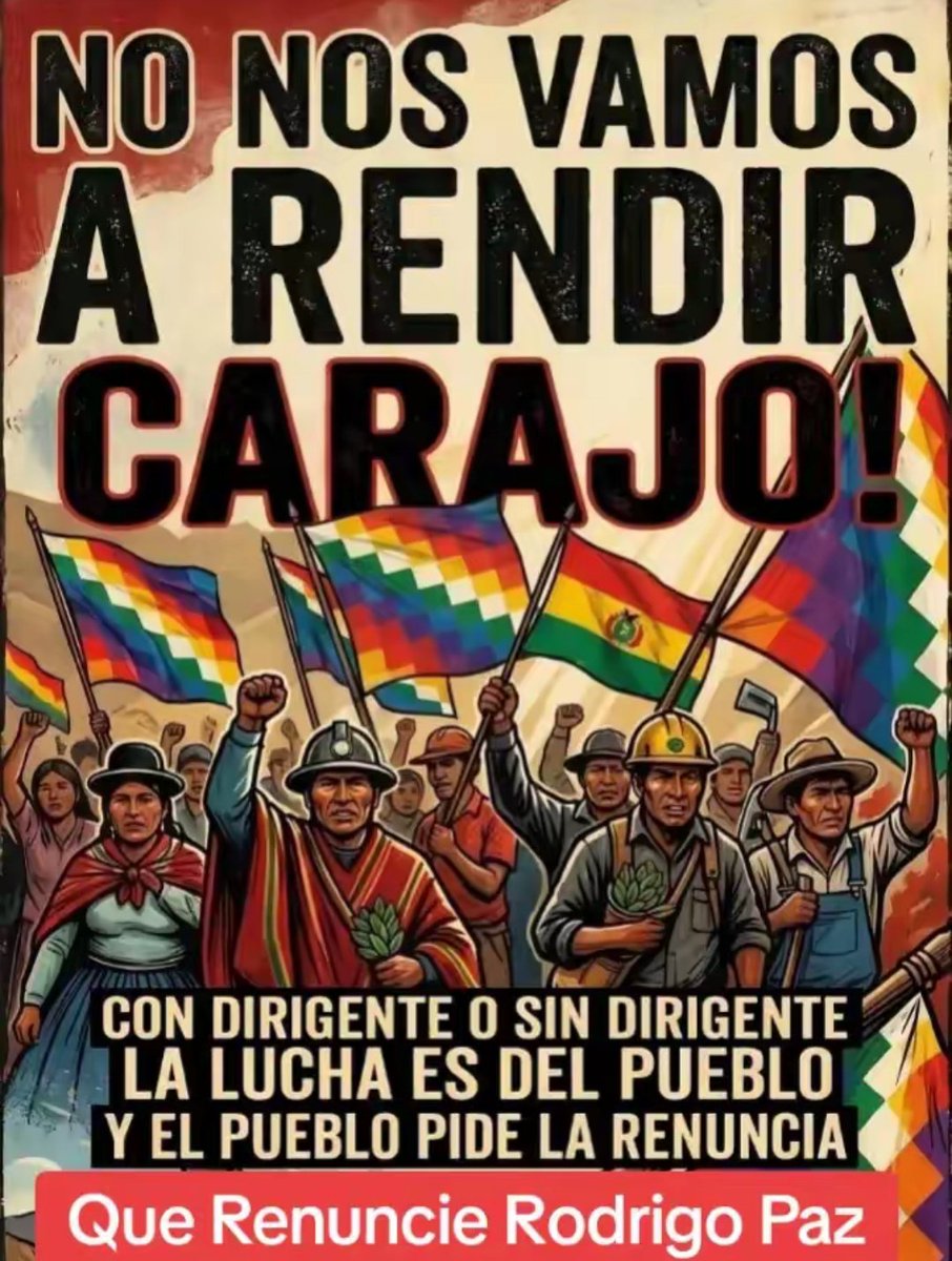JOTACE7777's tweet photo. Bolivia: 43 días de protestas y bloqueo de caminos pidiendo la renuncia del presidente cipayo https://t.co/hl9rMXY6l4