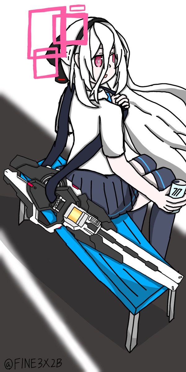FINE3X2B's tweet photo. #ブルーアーカイブ 
ケイ(ブルーアーカイブ) https://t.co/StjnLfpqkE