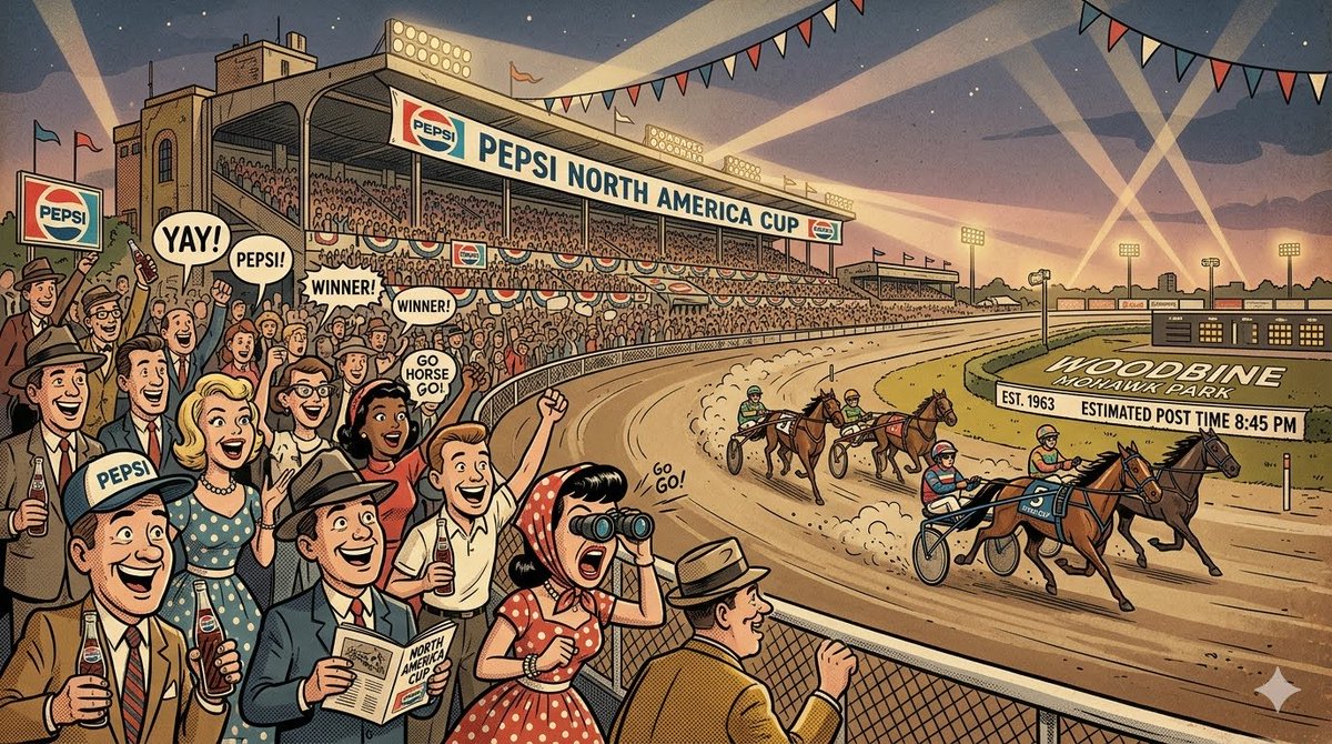 SMeizinger's tweet photo. One day from the Pepsi North America Cup, 43rd version.  John Campbell won this race six times, four consecutively amazingly, no other driver has won it three times, Scott Zeron can win his 3rd if he is lucky enough to win.  Dont miss it tomorrow night, approximately 10:45 ET. https://t.co/GZY85fxnwD
