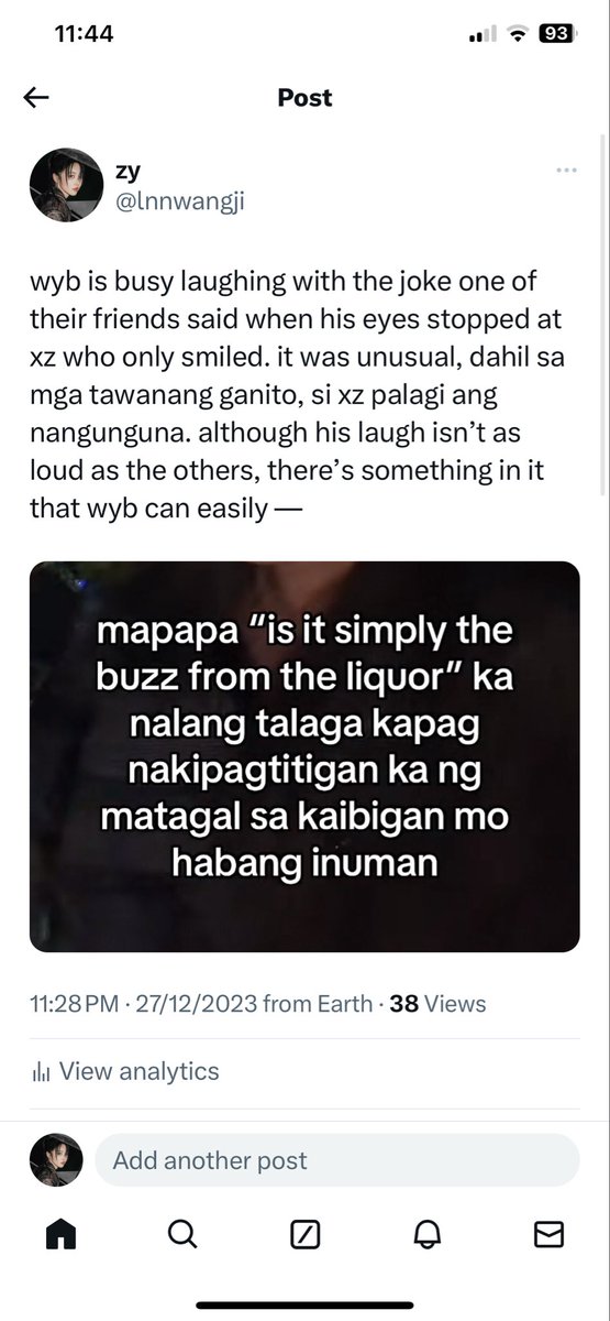 iuxuans's tweet photo. this was just a rewritten thread fic of mine. nakita ko lang kasi recently yung mga screenshots 👇 ( idk why i did that but thank god i did kasi i couldn’t remember writing something like that lol ) https://t.co/rQ3sdnbsVv