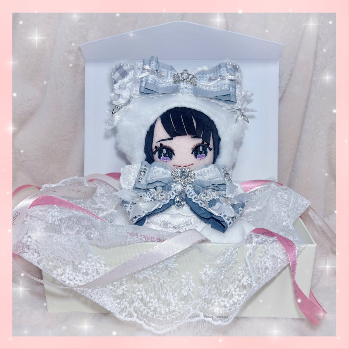 amucha_nui's tweet photo. ᴺᴱᵂ♡
グレーチェックのぬい服（着ぐるみ）です🩶🤍
15〜16cmのぬいちゃん用です（着用はノイミーエメグリぬいちゃん.:*♡）
メルカリにて出品中です⑅

#着ぐるみ　#ハンドメイド
#推し活　#ぬい服
#あむちゃ屋さん https://t.co/FJtRc0scCI