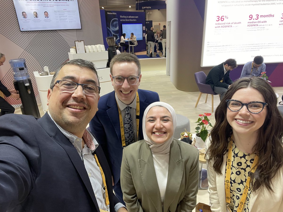 AlkaliDr's tweet photo. Our fellows presenting at #EHA2026. @MayoHemeOnc 👏 👏 Drs #Palmer @HadilZureigat @kimball_md https://t.co/MGyGMIzGA8
