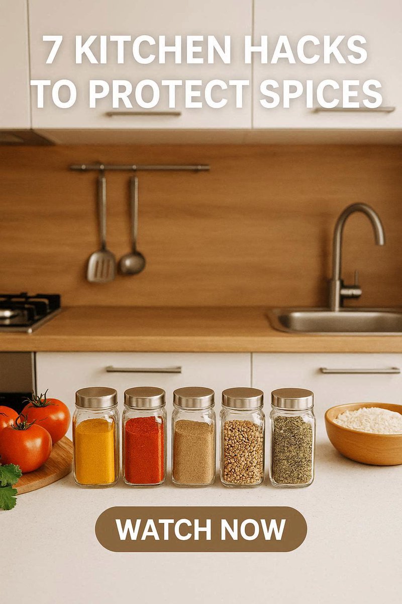 WellnessAlina's tweet photo. मसालों में कीड़े और जाले? ये 7 Kitchen Hacks आपकी पूरी problem खत्म कर देंगे
https://t.co/zL0X2FJPeo
#KitchenHacks #SpiceTips #IndianKitchen #LifeHacks #HomeTips https://t.co/BKWjpOZA72