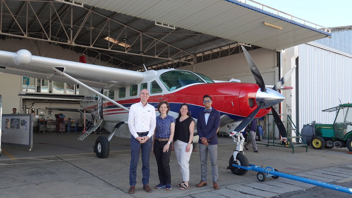 maf_madagascar's tweet photo. We had the privilege of flying members of the Mercy Ships team, including Dr Michelle White (standing second from the left), CEO of Mercy Ships. ✈ ⛴

It was encouraging to reflect on the shared commitment between MAF and Mercy Ships.

#mafinmadagascar #mercyships https://t.co/cy6p072cOP