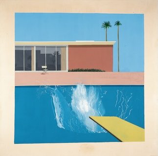 AL1web's tweet photo. David Hockney (1937-2026) R.I.P.
A bigger splash. California 1967. https://t.co/dOEIiG9HXE