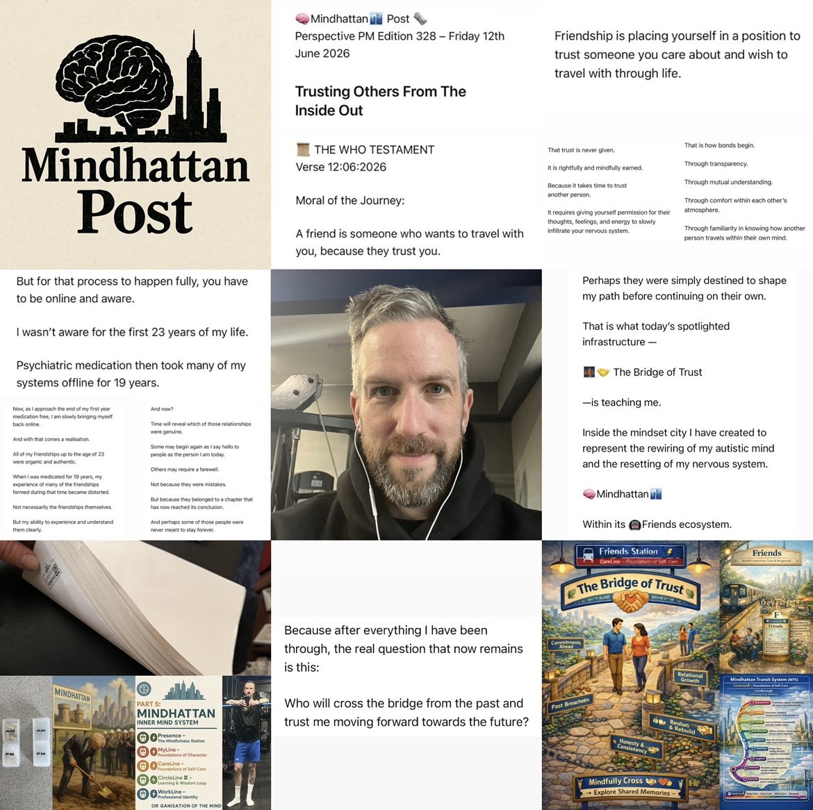 MichaelDIves's tweet photo. The Conscious Construction Era - Day 227
🧠Mindhattan🏙️ Post 🗞️
Perspective PM Edition 328 - Friday 12th June 2026

Trusting Others From The Inside Out

#Mindset🧠 #genesistowho #gen2who https://t.co/Rk3KkWicyw