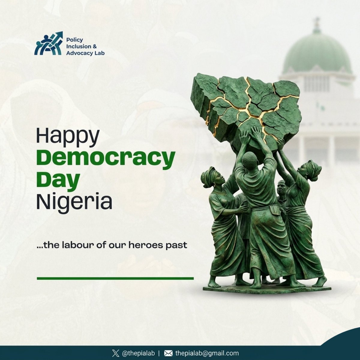 thepialab's tweet photo. Happy Democracy Day to all Nigerians! 🇳🇬

​#DemocracyDay #Nigeria #June12 #DemocracyDayNigeria https://t.co/TocUNPyl7X