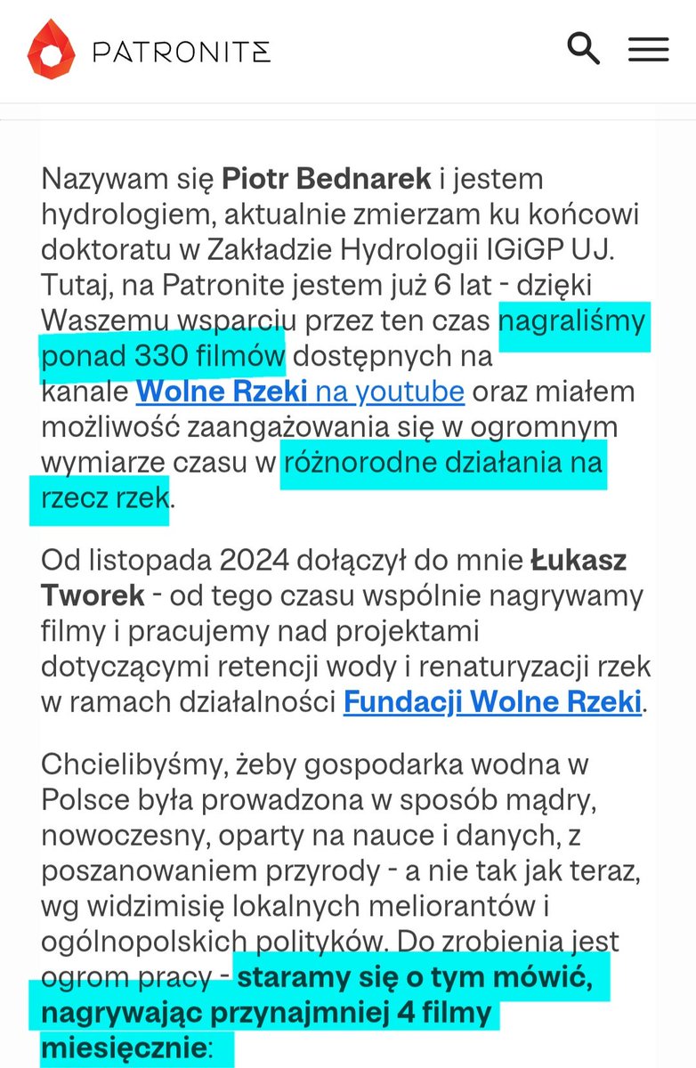 ZimnaMagda's tweet photo. @WolneRzeki Sami piszecie o filmach. A także o opracowaniach, kamerach i sprzęcie do walki z kłusownikami. 
Mnie np. interesują "różnorodne działania na rzecz rzek". 
Jaki to % z tych prawie 400 tys. zł? 
Co to za działania? Drewniana zastawka za 1 tys. zł? Ile policzyliście sobie za robotę? https://t.co/IpqgEeSw8c