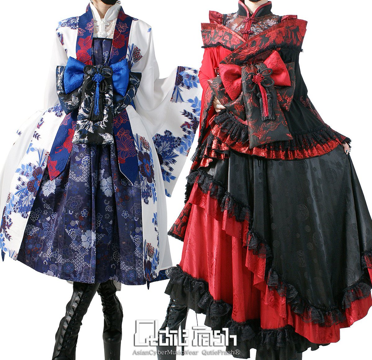 ?Qutie Frash新作入荷? 花魁帯コルセット⭐️赤・ピンク・青 