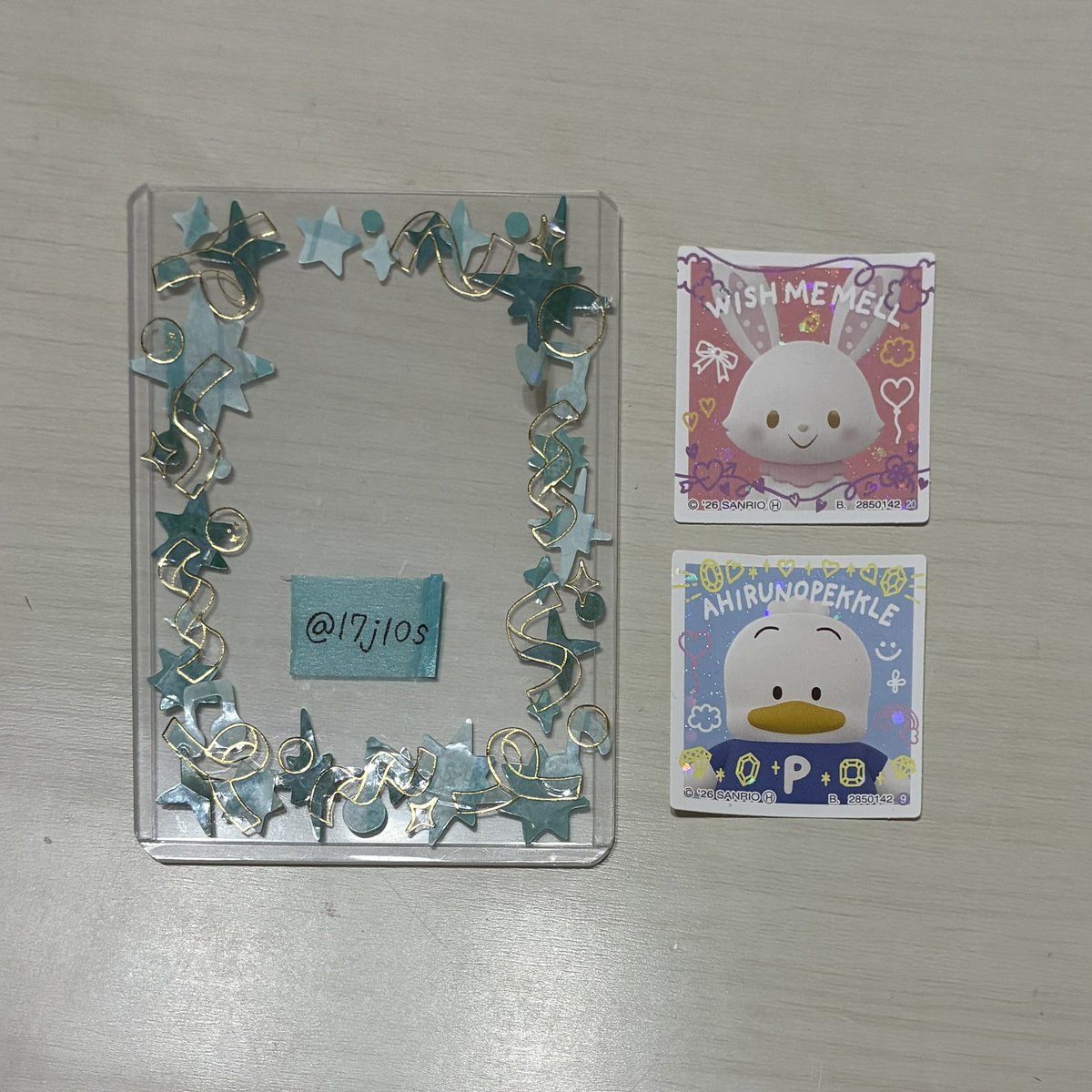 17j10s's tweet photo. 【交換】サンリオキャラクターズ スナック ダイソー 100均 キャラメルミルクティー

譲：ウィッシュミーメル あひるのペックル

求：キキ ウサハナ

郵送希望
纏めての方優先
検索からもお気軽にお声掛けください。 https://t.co/yu4ng6glkL