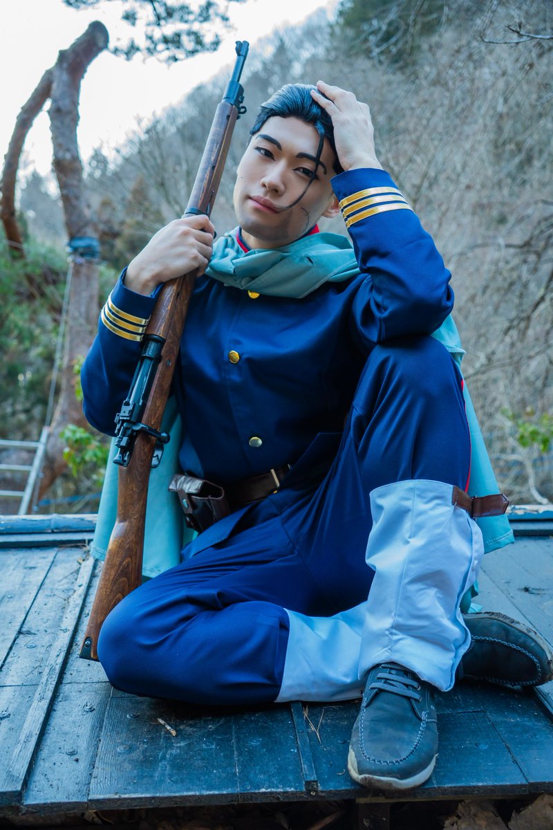 Shen_cos_'s tweet photo. 「⚠︎︎cosplay⚠︎︎」
「ゴールデンカムイ / 尾形百之助」

📷 @cameko_nova 
#コス研合宿2026 https://t.co/xyfShUV2ms