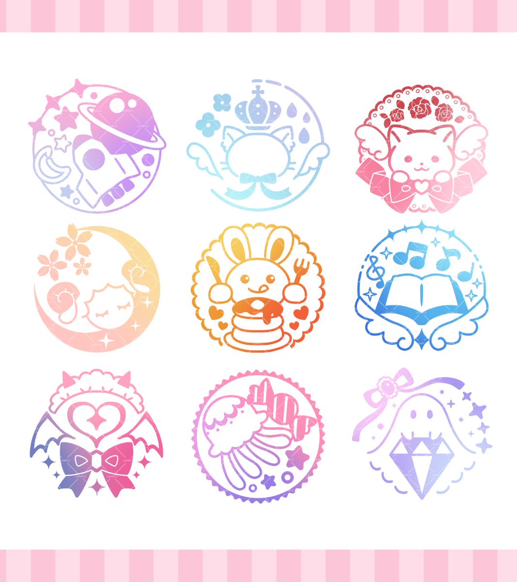 hinoya__'s tweet photo. 🌷スタンプロゴ無償企画🌷

配信者向けのシンボルロゴを制作いたします🌸
印刷・グッズ化・商用OK✨
※修正なし、作例として使用

▶︎応募方法：フォロー＆RP （返信で確率UP）
▶︎当選人数：1名様
▶︎締切：6/19

#ロゴ企画 #ロゴ依頼 #無償企画 https://t.co/50ce8MLeXe