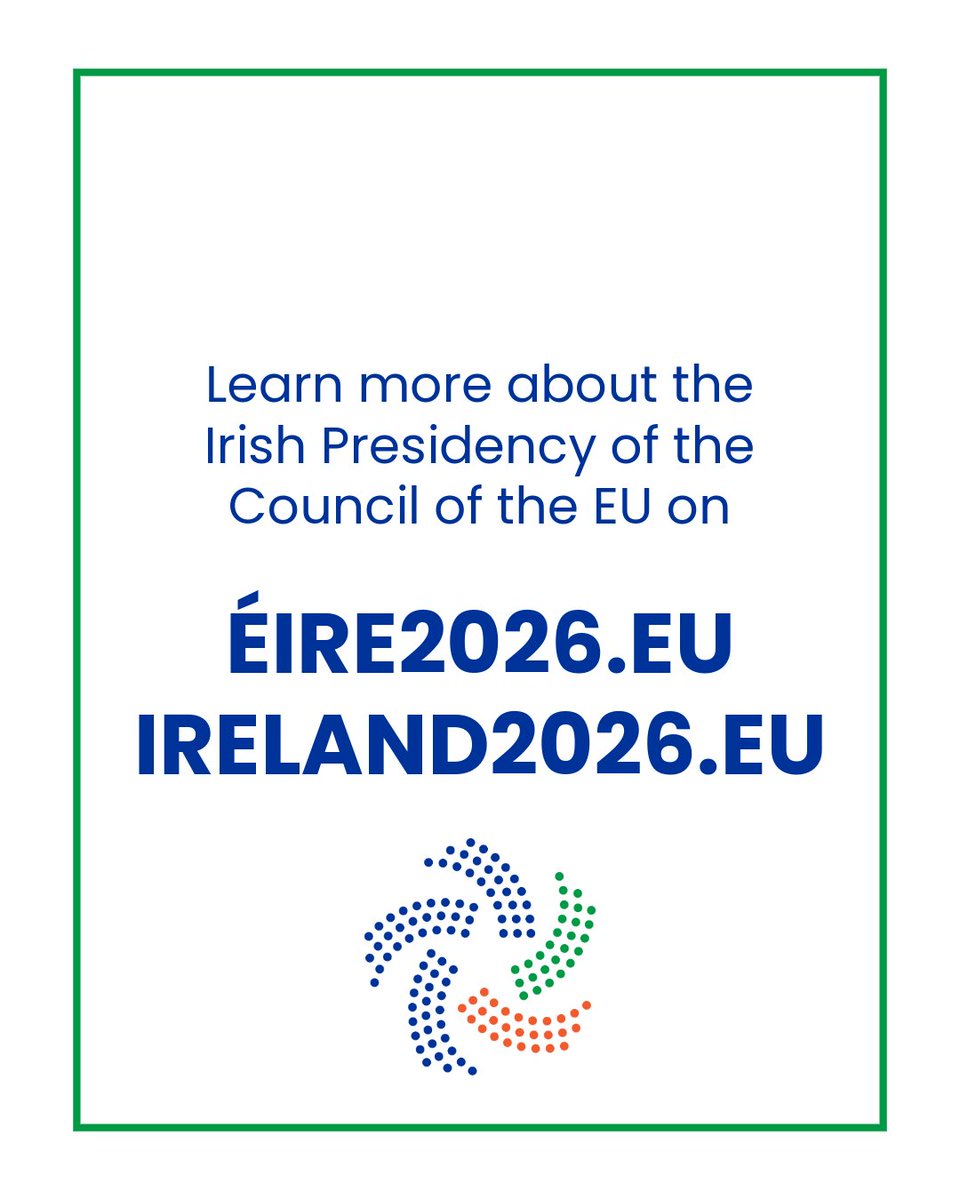Irish Presidency of the Council of the EU 2026 tweet media