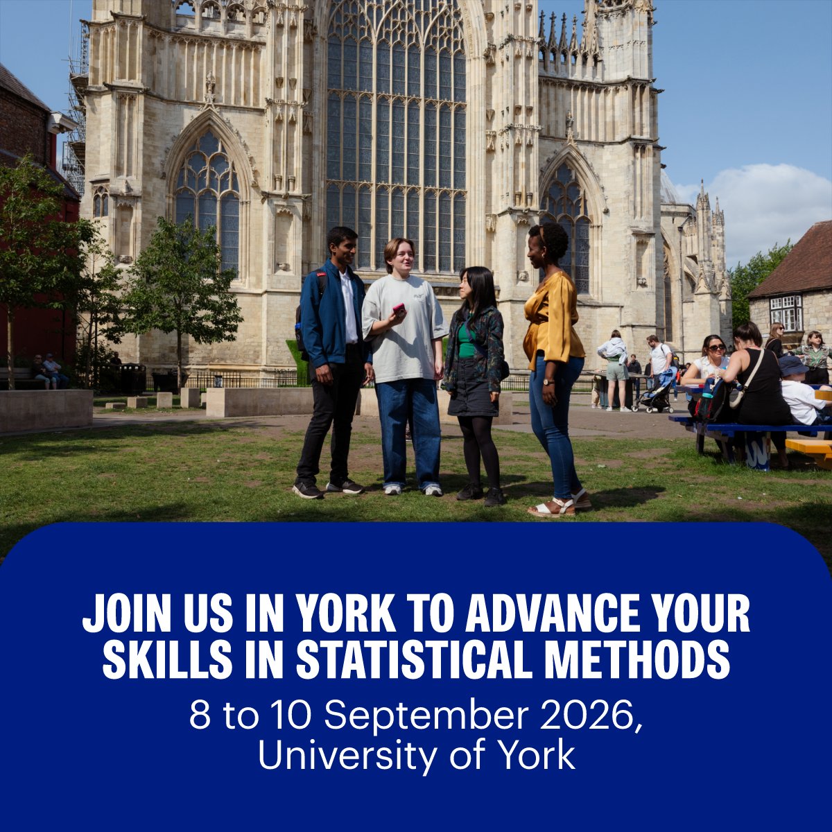 CHEyork's tweet photo. Join our three-day in-person short course in Advanced Statistical Methods at CHE📊

Our course combines taught modules with practical Stata software exercises, offering hands-on experience supported by expert CHE tutors.

Learn more &amp; sign up: https://t.co/qrwsAQk5dc https://t.co/VZNtkXDDmu