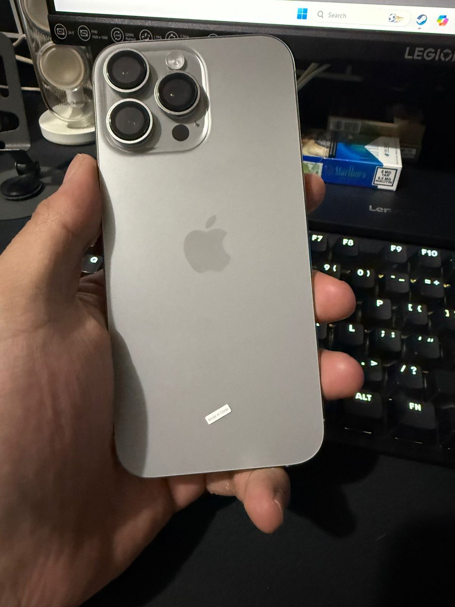 acuwish's tweet photo. WTS IPHONE 16 PROMAX 256GB ( Natural Titanium )
Garansi Resmi ( Blibli )
Fisik 95% mulus ( Pemakaian perempuan )
BH 100% . Cycle 104
FaceID , Truetone ON , iCloud aman
Tidak ada kendala kamera depan/belakang
Lengkap semua pokonya , bonus case
Garansi Off 27 Juni 2026 https://t.co/3vxmObFtcn