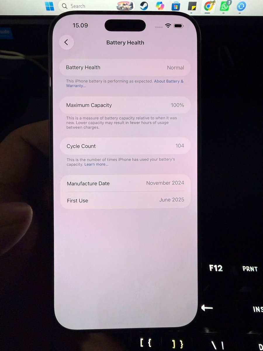 acuwish's tweet photo. WTS IPHONE 16 PROMAX 256GB ( Natural Titanium )
Garansi Resmi ( Blibli )
Fisik 95% mulus ( Pemakaian perempuan )
BH 100% . Cycle 104
FaceID , Truetone ON , iCloud aman
Tidak ada kendala kamera depan/belakang
Lengkap semua pokonya , bonus case
Garansi Off 27 Juni 2026 https://t.co/3vxmObFtcn