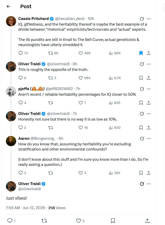 krichard121212's tweet photo. Evidence is getting ratioed by vibes
At least pretend you don't give a shit about reality, don't outright admit it jfc. https://t.co/8uH9eghGil