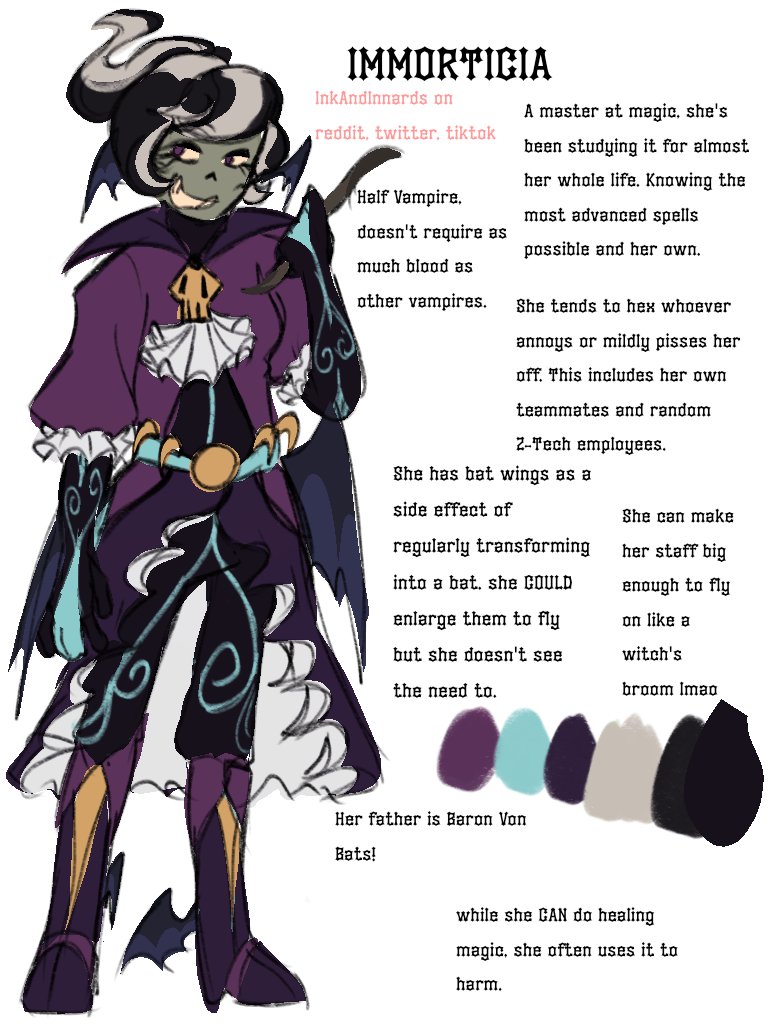 InkAndInnards_1's tweet photo. Immorticia design #pvz #pvzheroes https://t.co/41qwEblk2u