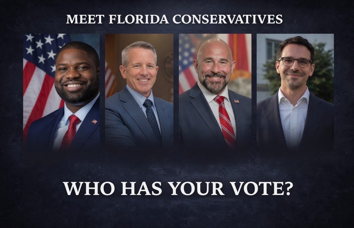 RealFrankFromFL's tweet photo. 🧵Florida’s 2026 Governor Race is heating up! 

Ron DeSantis is term-limited, and the GOP primary is on August 18 and Floridians will decide who’s gonna lead America’s #1 state.

Since the RPOF won’t give us a debate, I’m breaking down the Top 5 candidates in this thread 🧵— their backgrounds, key policies, and what they’re running on.

Who’s your pick?  

Share with friends and family!🧵