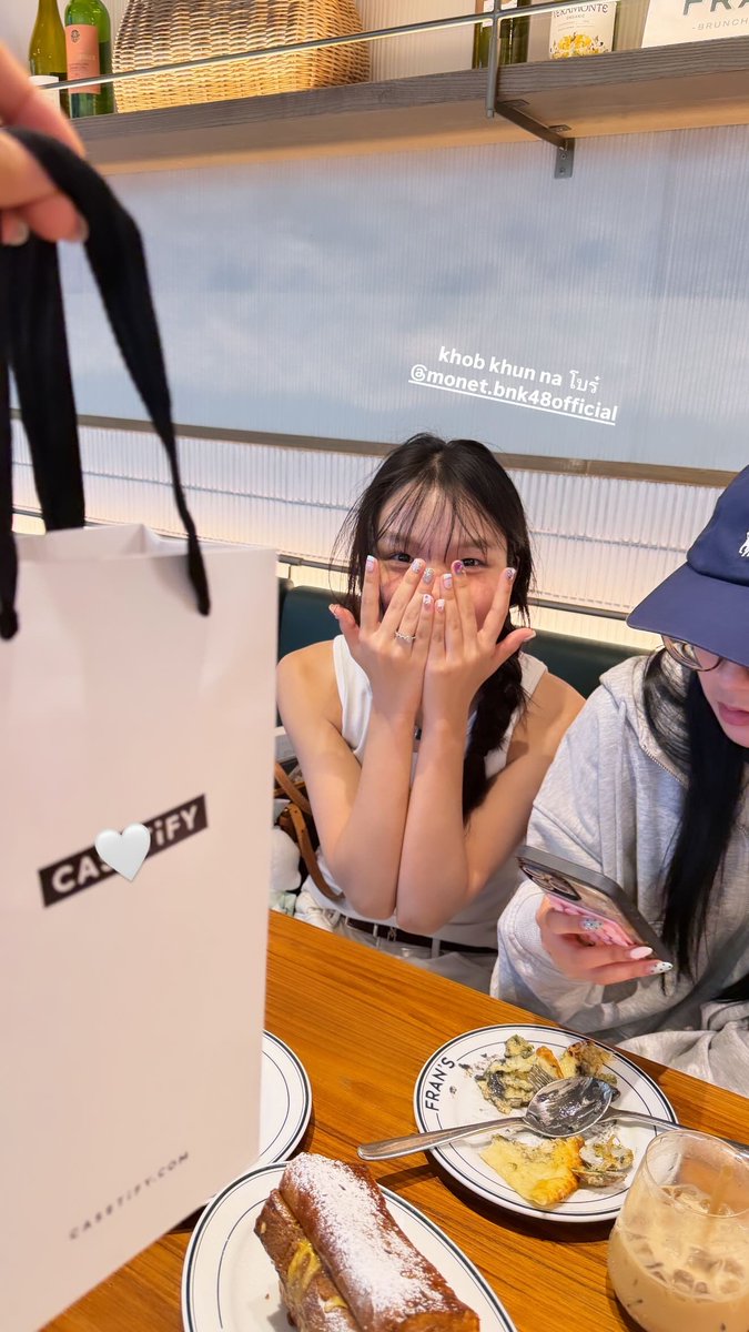 MonetBNK48FC's tweet photo. [ #MichaBNK48's story update ] 

— #MichaGrowing19th
khob khun na โบร่ 🤍

• - - - - - - - - - - - - - •
IG : monet.bnk48official
FB : MonetBNK48
☁️Line SQ: https://t.co/92xzQmG8KS
#MonetBNK48 #MonetParita #BNK48 https://t.co/4671aipYw1
