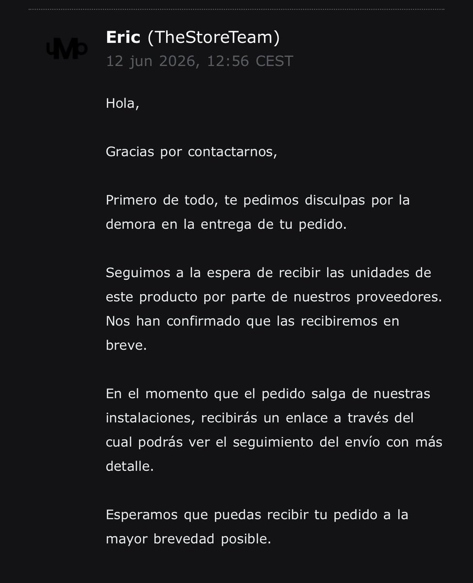 NiallHSPN's tweet photo. @mysweetpayno @UMOnline_ Me han respondido esto… toca esperar aún un poco más 😭 https://t.co/1XRYmWRoKQ