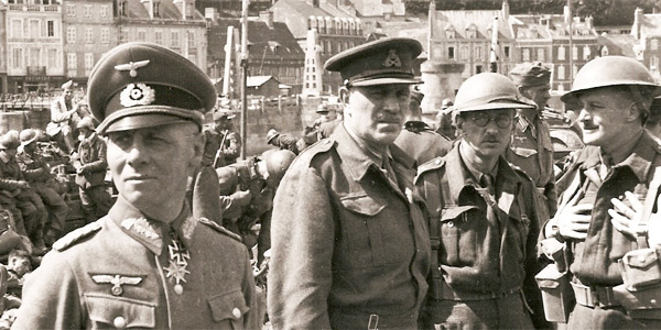 DeadFamousOrNot's tweet photo. 𝟭𝟵𝟰𝟬: On this day, June 12, 86 years ago, 13,000 British &amp; French troops surrendered to General Rommel at Saint-Valery-en-Caux — one of the largest Allied surrenders of WWII. #WWII #Rommel https://t.co/BnHKCvwpgk