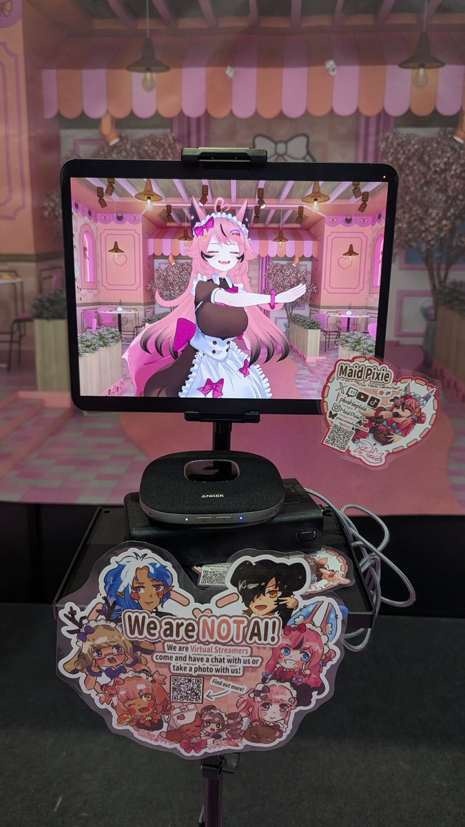 MOELive_VT's tweet photo. First up is @plushiepixie ~
Be sure to visit us at Animecon!!
She'll be on until 1pm today! https://t.co/KbKRAve3Rd
