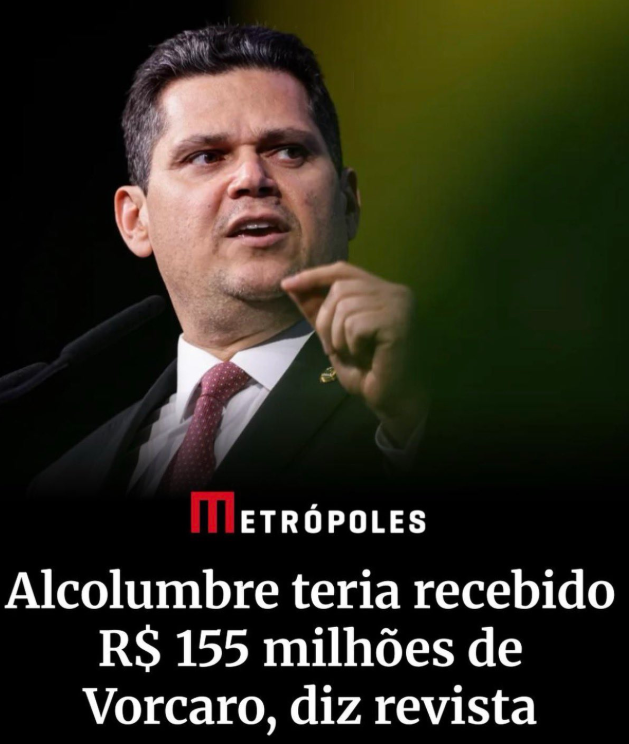 DDmiranda64's tweet photo. Depois do acordão com Flávio Bolsonaro e o PL, para a não instalação da CPMI do Master, a aprovação da dosimetria e as pautas bombas, essa notícia só vem confirmar essas atitudes do senador Davi Alcolumbre. https://t.co/UyEH1KtE4O