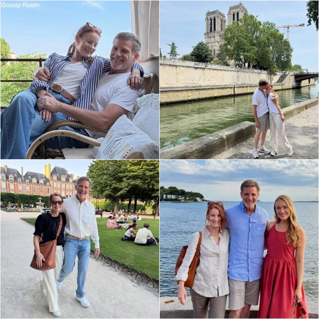 GossipRoomOff's tweet photo. 🚨 L’acteur Doug Savant, connu pour avoir incarné l’emblématique Tom Scavo dans "Desperate Housewives", profite de ses vacances en famille en France. 

Accompagné de son épouse Laura Leighton, de leur fille et de leur beau-fils, l’acteur a visité Paris et le sud de la France. Il est notamment retourné avec sa femme dans l’hôtel où ils ont passé leur lune de miel, il y a 28 ans.

Les photos, pleines de simplicité et de bonne humeur, ont rapidement fait réagir les fans de la série culte, qui ont notamment souligné la complicité du couple. 🇫🇷☀️ (via Instagram)