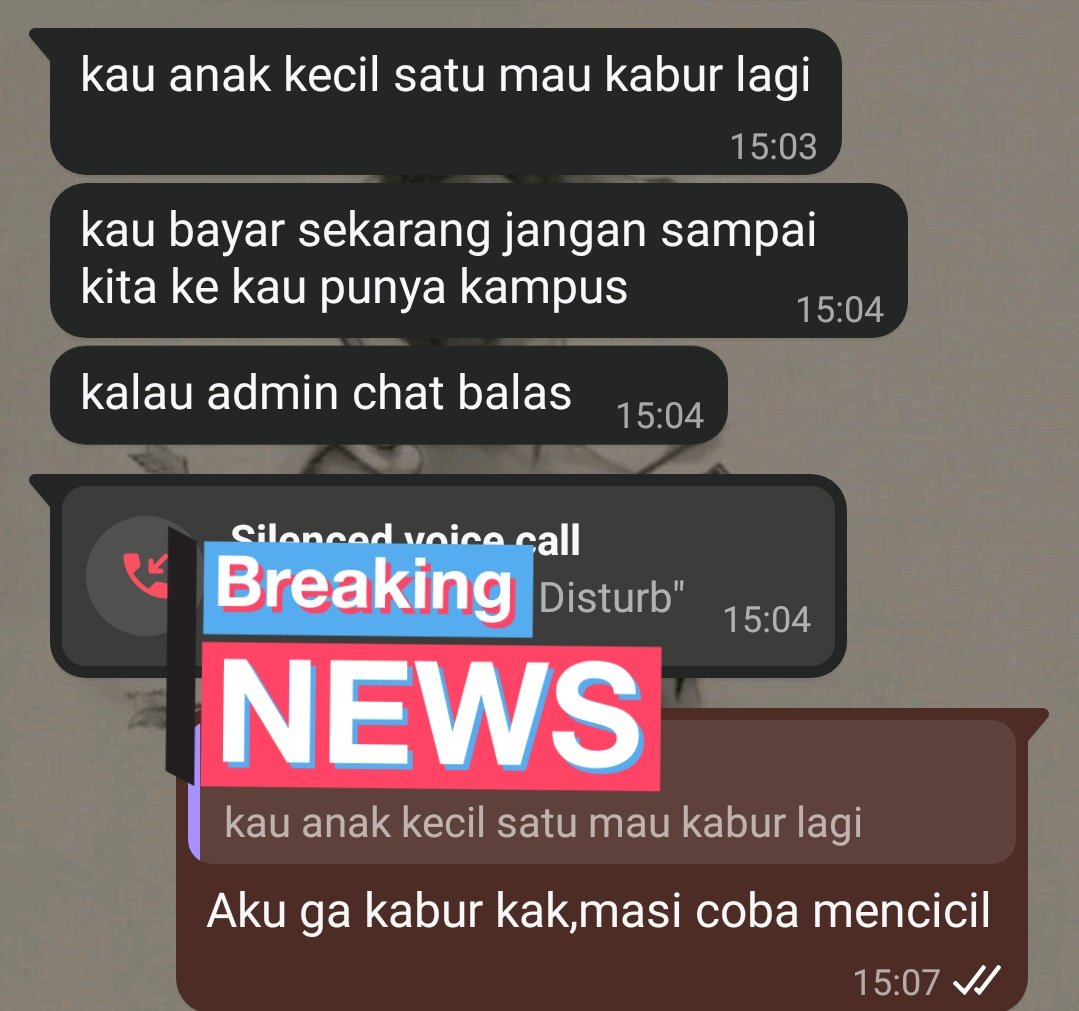 ReaneDelRey's tweet photo. Pdhal masi nyicil,di spam telp disuru open b word https://t.co/9GGBkiCSN7