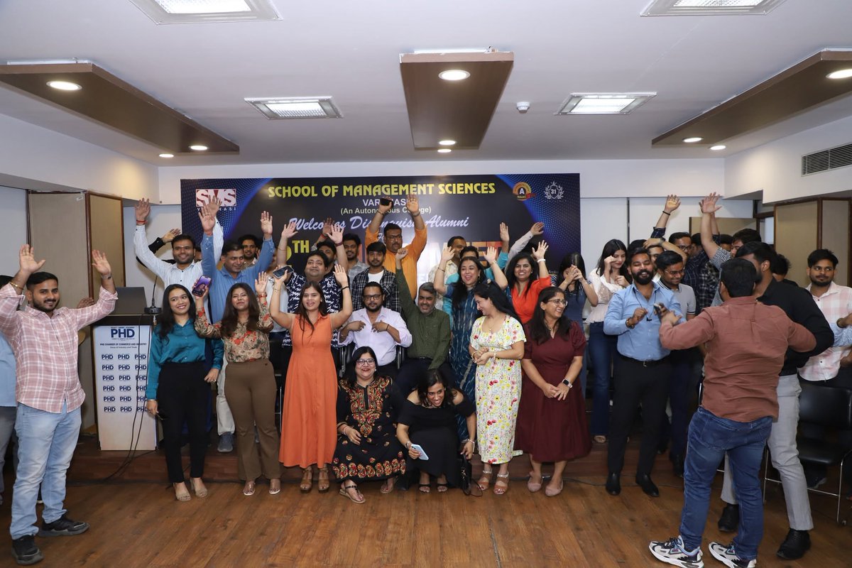 smsvaranasi's tweet photo. Memories were revisited, achievements were celebrated, and bonds were strengthened as School of Management Sciences, Varanasi successfully organized its 12th Alumni Meet - Delhi Chapter at PHD Chamber of Commerce & Industry, New Delhi.
#SMSVaranasi #SMSAlumni #DelhiChapter https://t.co/BadPLSh5Qj