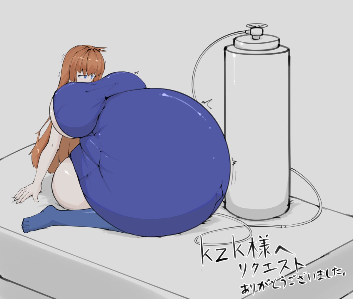 llll_639's tweet photo. Skebリクエストありがとうございました。
kzkさんのウチの子のボンベでの膨腹オナニーを描かせて頂きました。 https://t.co/mT5YuomOfb