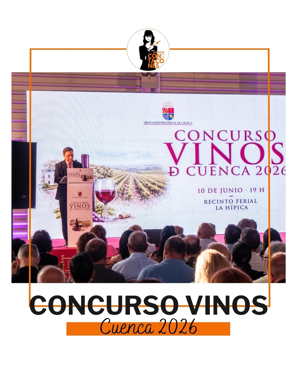 EvenCon2Tacones's tweet photo. 🍷 Una edición para saborear despacio

➡️ El pasado 10 de junio celebramos el Concurso de Vinos de Cuenca 2026 en el Recinto Ferial La Hípica, una cita que volvió a reunir a bodegas, cooperativas, profesionales y amantes del vino https://t.co/IU91wdjA8N