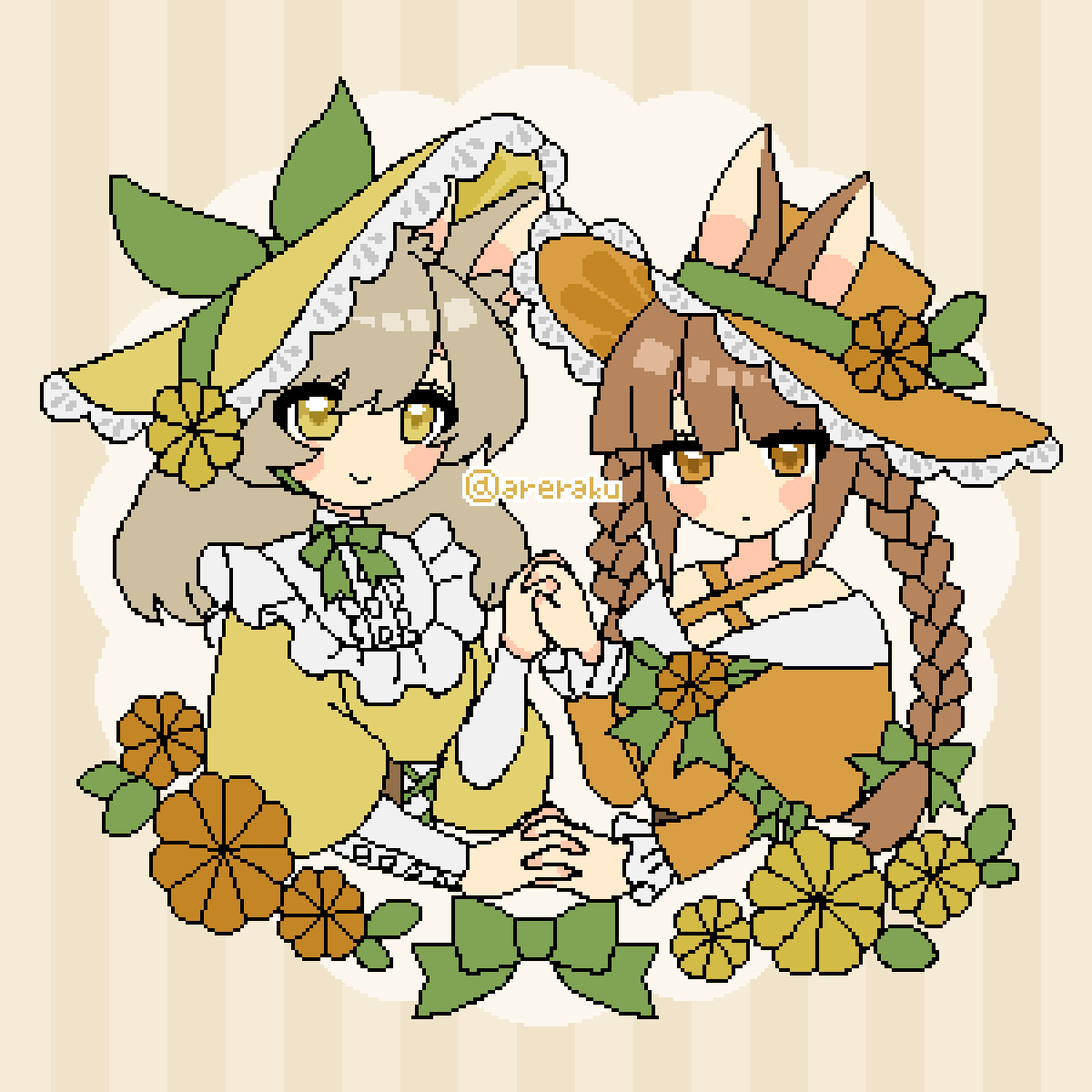 areraku's tweet photo. 🍋🍊
#ドット絵　#pixelart https://t.co/czwsmYVMot