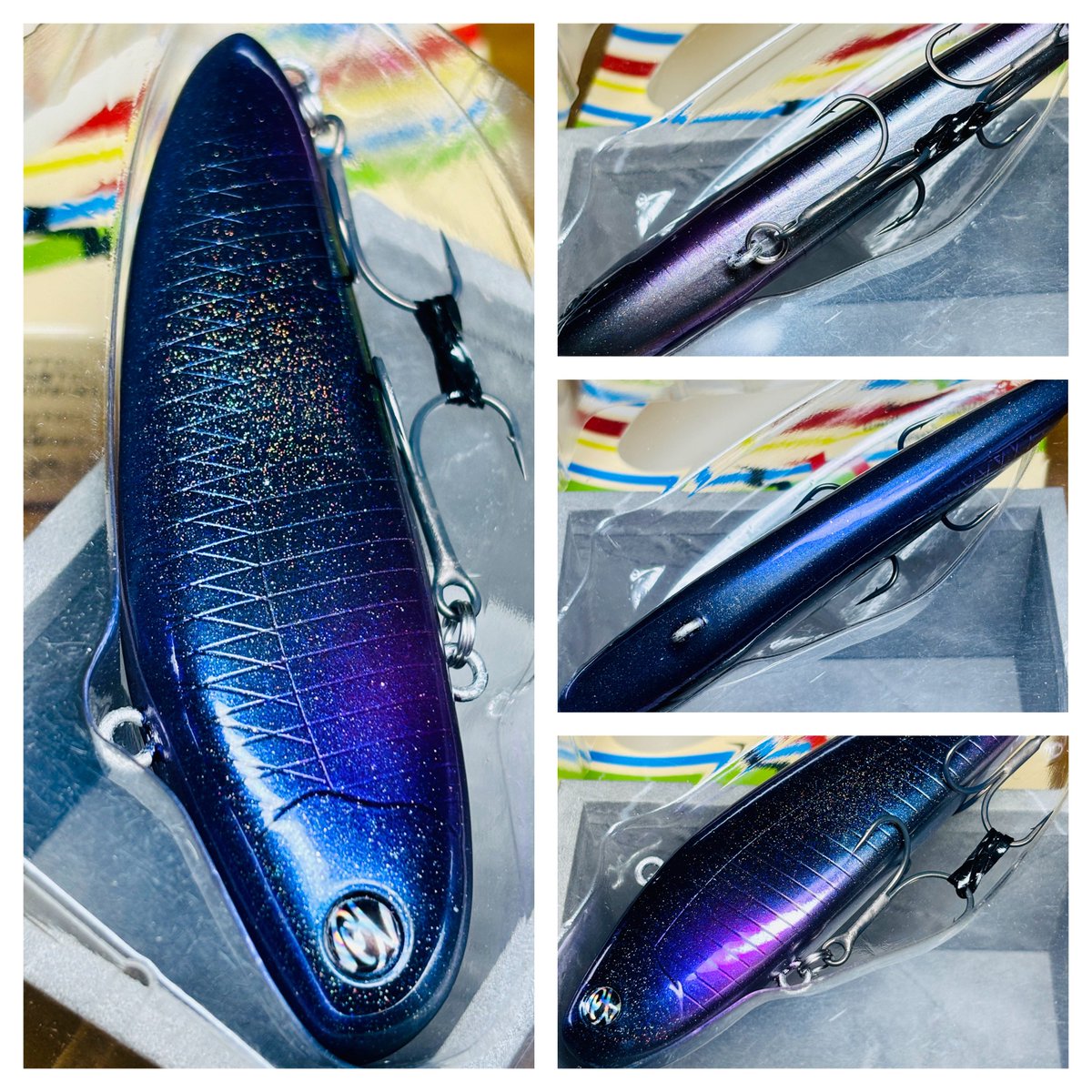 Q_DESAFIO_Q's tweet photo. オーバスライブ/モラモラBR
当法人オリカラ 【幻惑アンドロメダ】
の製品版サンプルが仕上がってきました✅
幻惑 ＝ 見切らせない・錯覚させる
アンドロメダ ＝ 宇宙感、ギャラクシー
    「昼は喰わせ、夜は惑わせる。幻惑アンドロメダ。太陽下では艶めく生命感。月明かりでは妖艶な存在感。デイゲームでは煌めき、ナイトゲームでは妖しく。全天候型ギャラクシーカラー。」
2026/9/23 「キャッチアップ大津inブランチ大津京」当法人ブースにて販売させて頂きます♪

このたび、オリジナルカラーの制作にご協力賜りました #オーバスライブ 様ならびに #エムワイズ 様に、心より御礼申し上げます。誠にありがとうございました。🙇
#NPO法人アングラーズプロジェクト