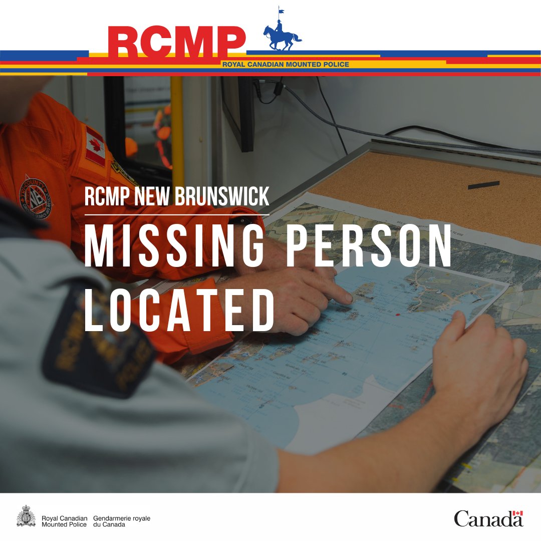 RCMPNB's tweet photo. The 18-year-old woman from #StStephen, who was reported missing to police on June 10, 2026, has been located safe. The RCMP would like to thank the public for their assistance. https://t.co/tP9juMdi7e https://t.co/F0IddkgqAx
