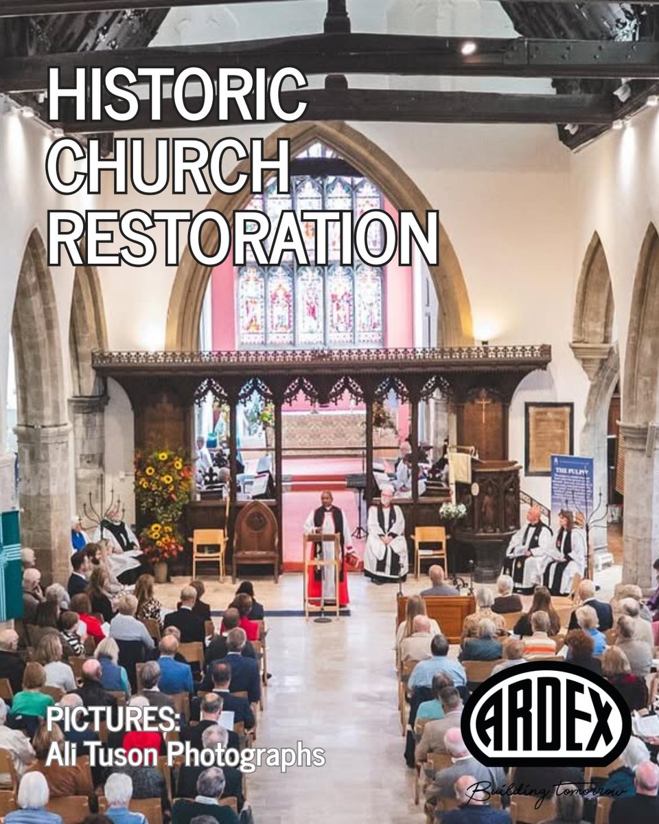 ARDEXUKTiling's tweet photo. Throwback to a truly special project 👇

We were proud to support the restoration of St Mildred’s Church in Tenterden, working alongside GB Tiling Ltd and Parker &amp; Son.

Read our case study here - https://t.co/Sg5klfMvla

 #HistoricRestoration #ChurchRestoration #StMildredsChurch https://t.co/Bx0CNOedXh