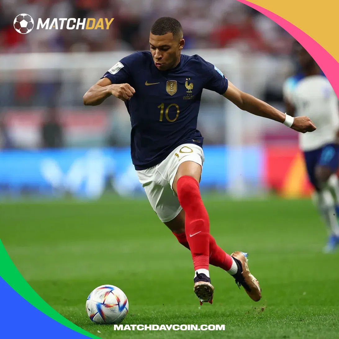 matchdaycoin's tweet photo. Mbappe arrives at this World Cup with everything to prove again.

The talent has never been the question. The stage is set.

Does he carry France deep into the tournament? Drop your score predictions on $MATCH and back your read. https://t.co/c7FZFKinSk